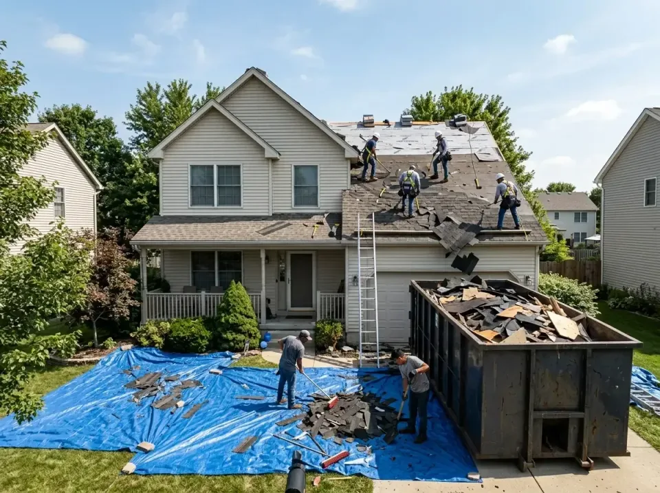 roof-replacement-debris-remova-004 — frequently asked questions, Cheapest Dumpster Rentals in Clanton, AL